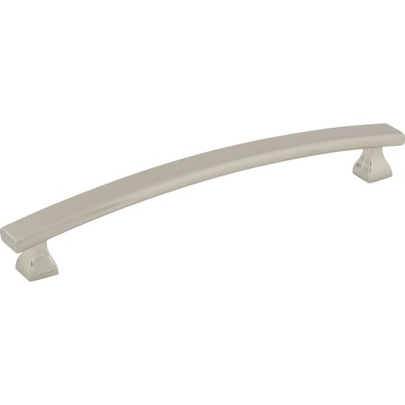 ELEMENTS BY HARDWARE RESOURCES 160 mm Center-to-Center Satin Nickel Square Hadly Cabinet Pull 449-160SN